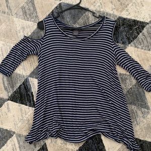 See You Monday off the shoulder shirt